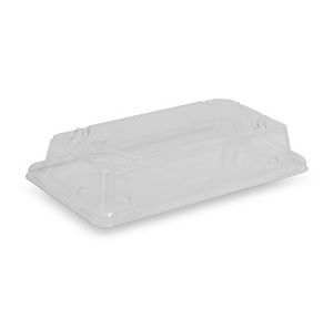 Tray Lids Sushi unhinged recyclable opaque PET rectangle 167mm (L) 92mm (W) 30mm (H)