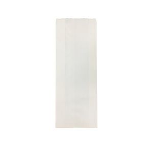 Bread Plain single white paper 385mm (L) 200mm (W) +95mm (G)