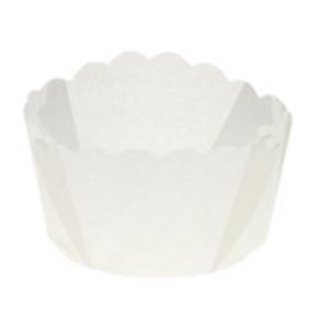 Baking Cases Muffins daisy white paper 30mm (H) 50mm (B)