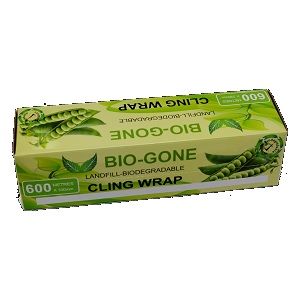 Cling Wrap zip dispenser landfill biodegradable clear plastic 330mm (W)