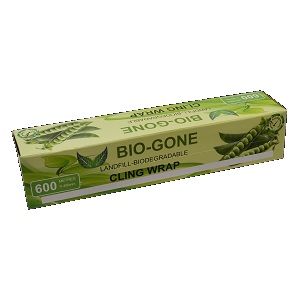 Cling Wrap zip dispenser landfill biodegradable clear plastic 450mm (W)