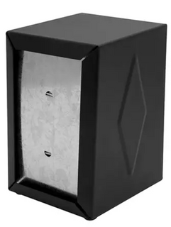 Napkins Dispenser compact black plastic