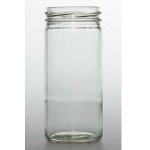 Jars clear glass round 250ml 58mm (D)