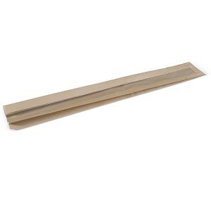 Bread French Window single brown paper 710mm (L) 100mm (W) +60mm (G)