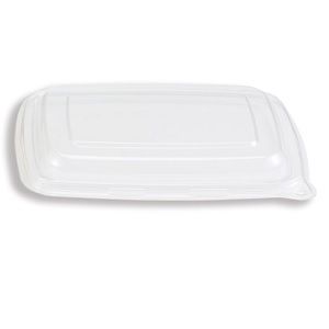 Tray Lids Food Service unhinged recyclable opaque PET rectangle 230mm (L) 160mm (W) 12mm (H)