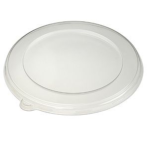 Bowl Lids unhinged flat recyclable opaque PET round 213mm (D)