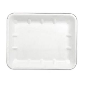 Trays Food Service no lid white foam rectangle 280mm (L) 225mm (W) 20mm (H)