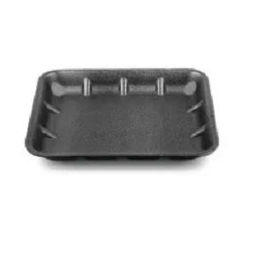 Trays Food Service no lid black foam rectangle 228mm (L) 178mm (W) 28mm (H)