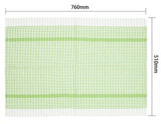 Tea Towel green 762mm (L) 508mm (W)