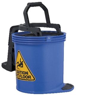 Buckets Metal Wringer blue 16L