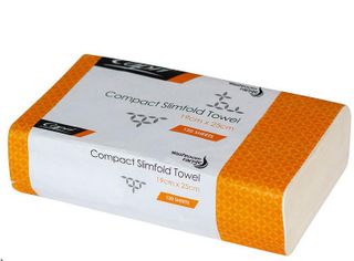 Hand Towels compact interleaved bleached 250mm (L) 190mm (W) 120 sheets per pack x 20