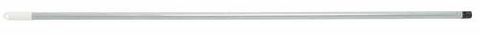 Broom Handles threaded white aluminium 1500mm (L)