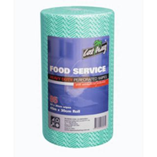 Wiper Rolls Multi Purpose antibacterial green heavy duty 530mm (L) 300mm (W)