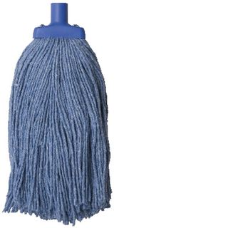 Mop Heads Plastic Ferrule blue yarn 400g 25mm (D)