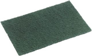 Scourers heavy duty green nylon 230mm (L) 150mm (W) 10mm (H) x 10