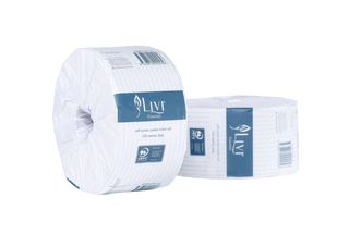 Toilet Paper standard jumbo junior 2ply 165mm (D) 85mm (W) 120m per roll x 16 rolls