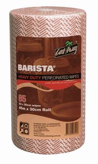 Wiper Rolls Multi Purpose antibacterial coffee heavy duty 530mm (L) 300mm (W)