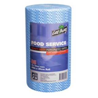 Wiper Rolls Multi Purpose antibacterial blue heavy duty 530mm (L) 300mm (W)