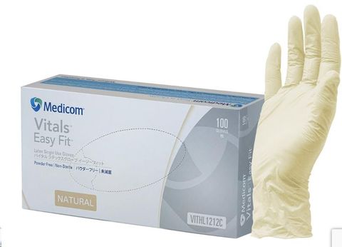 Gloves Single Use powder free white latex L