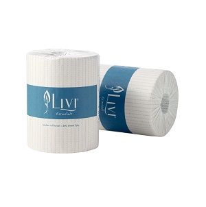 Hand Towesl perforated bleached 220mm (L) 215mm (W) 240 sheets per roll 52m roll