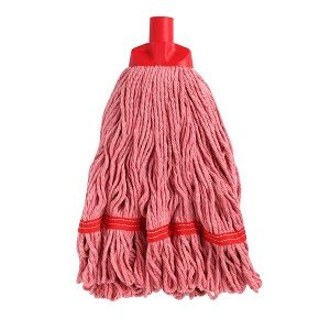 Mop Heads Plastic Ferrule skirt red yarn 350g