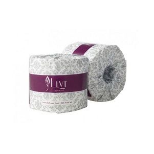 Toilet Paper deluxe embossed 3ply 110mm (L) 100mm (W) - 225 sheets per oll x 48 rolls