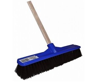 Broom Head Floor hard bristles blue 600mm (W)