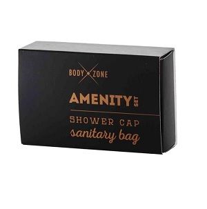 Amenities Set shower cap/sanitary bag small