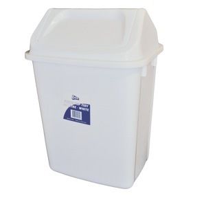 Bins Swing Top Lid white 30L