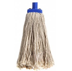 Mop Heads Plastic Ferrule blue cotton 450g