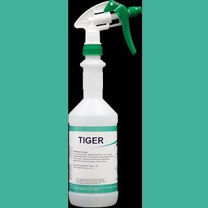 Bottles No Lid "Tiger" label white plastic 750ml