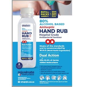 Hand Sanitiser alcohol based liquid 350ml