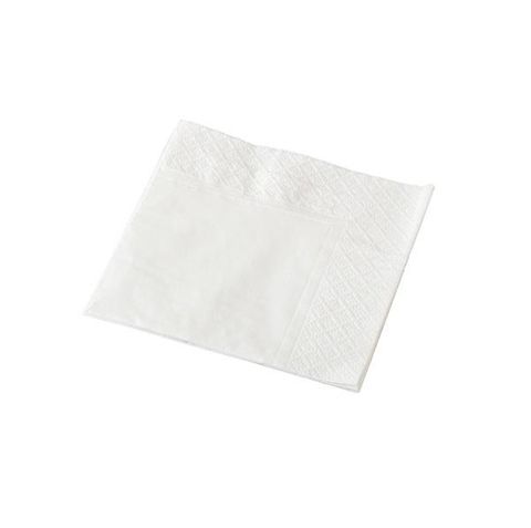 Napkins Cocktail 1/4 fold white 2ply