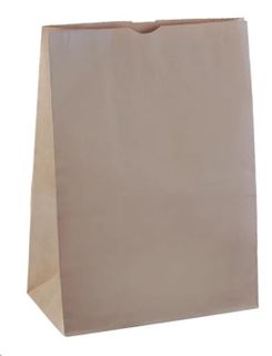 Paper 20 Satchel self opening brown 430mm (L) 305mm (W) +175mm (G)