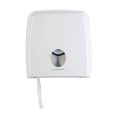 Dispenser Toilet Paper jumbo single roll white plastic 285mm (L) 144mm (W) 278mm (H)