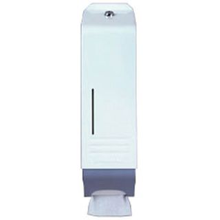 Dispenser Toilet Paper lockable interleaved white metal 120mm (L) 467mm (W) 117mm (H)