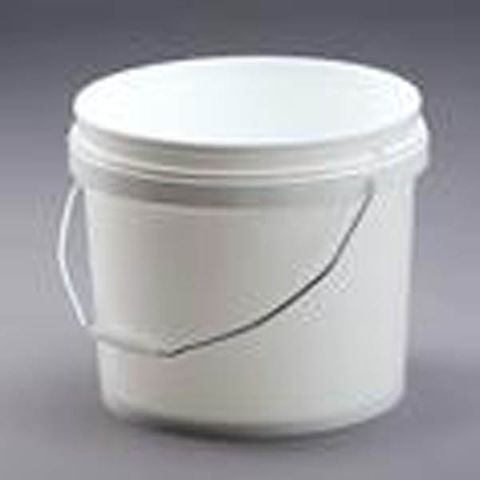 Food Pails white plastic 10L 260mm (D) 275mm (H)