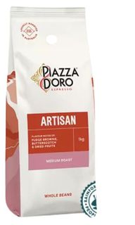 Piazza D'Oro Beans Artisan dark roasted UTZ certified 1000g