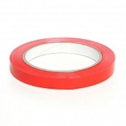 Tape Bag Sealing red 12mm (W)