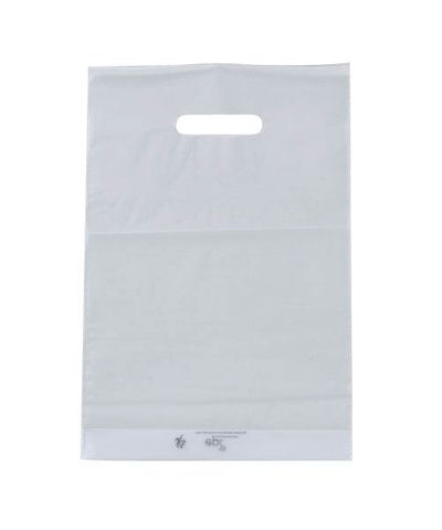 Carry Boutique recycleable white plastic small 255mm (W) 360mm (H)