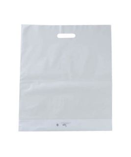 Carry Boutique recycleable white plastic large 415mm (W) 530mm (H)