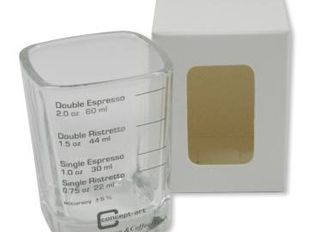 Shot Glass Graduated single spout 60ml