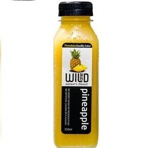 Wild One Juice Premium plastic bottle no added sugar pineapple 350ml