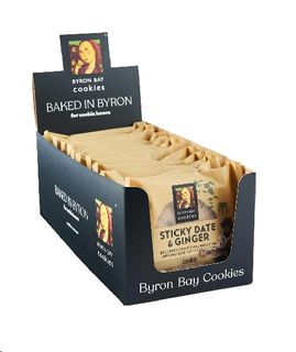 Byron Bay Cookies Single Wrap sticky date/ginger 60g