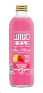 Wild One Original  Strawberry Lemonade glass bottle 345ml ctn 12