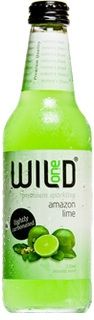 Wild One Sparkling Mineral Water glass bottle amazon lime 330ml