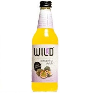 Wild One Sparkling Mineral Water glass bottle passionfruit 330ml