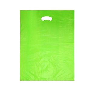 Carry Boutique recycleable lime plastic large 415mm (W) 530mm (H)