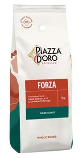 Piazza D'Oro Beans Forza dark roasted UTZ certified 1000g