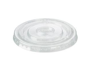Water/Juice Cup Lids flat recyclable clear